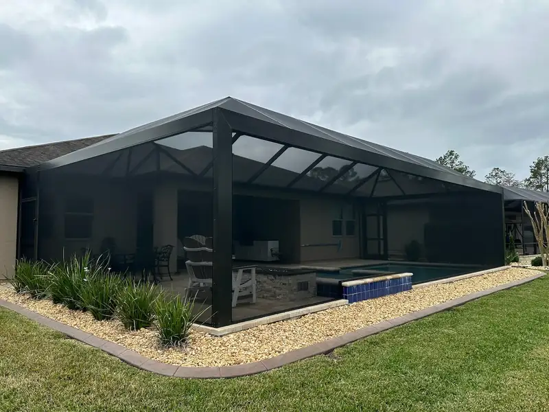 Aluminum screen enclosure